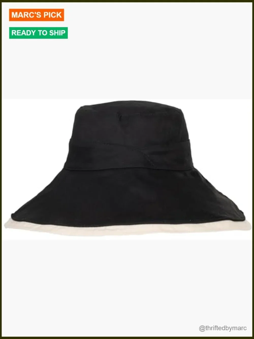 Women's Reversible Wide Brim Sun Hat, UPF 50+ Cotton Bucket Hat for Beach